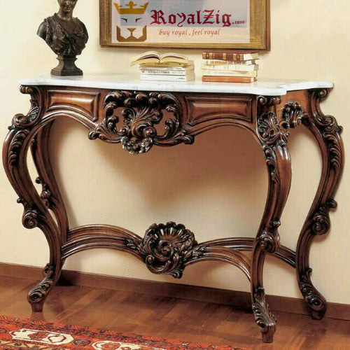 Luxury Wooden Console Table, Royalzig