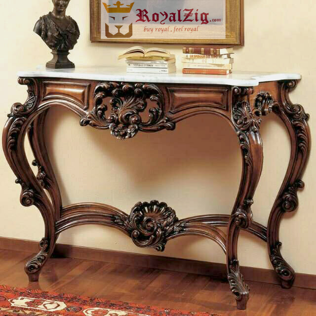 Luxury Wooden Console Table, Royalzig